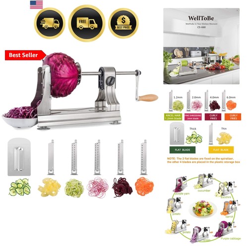 Blade vegetable spiralizer - vegetable,